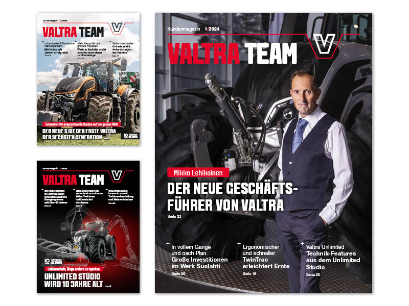 Kundenzeitschrift Valtra Team