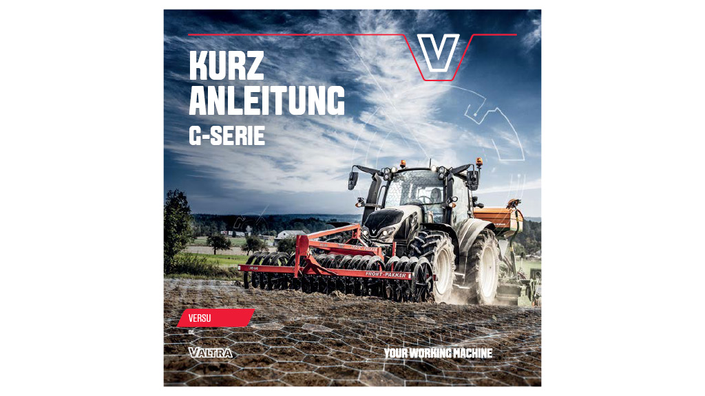 Kurzanleitung Valtra G-Serie Versu