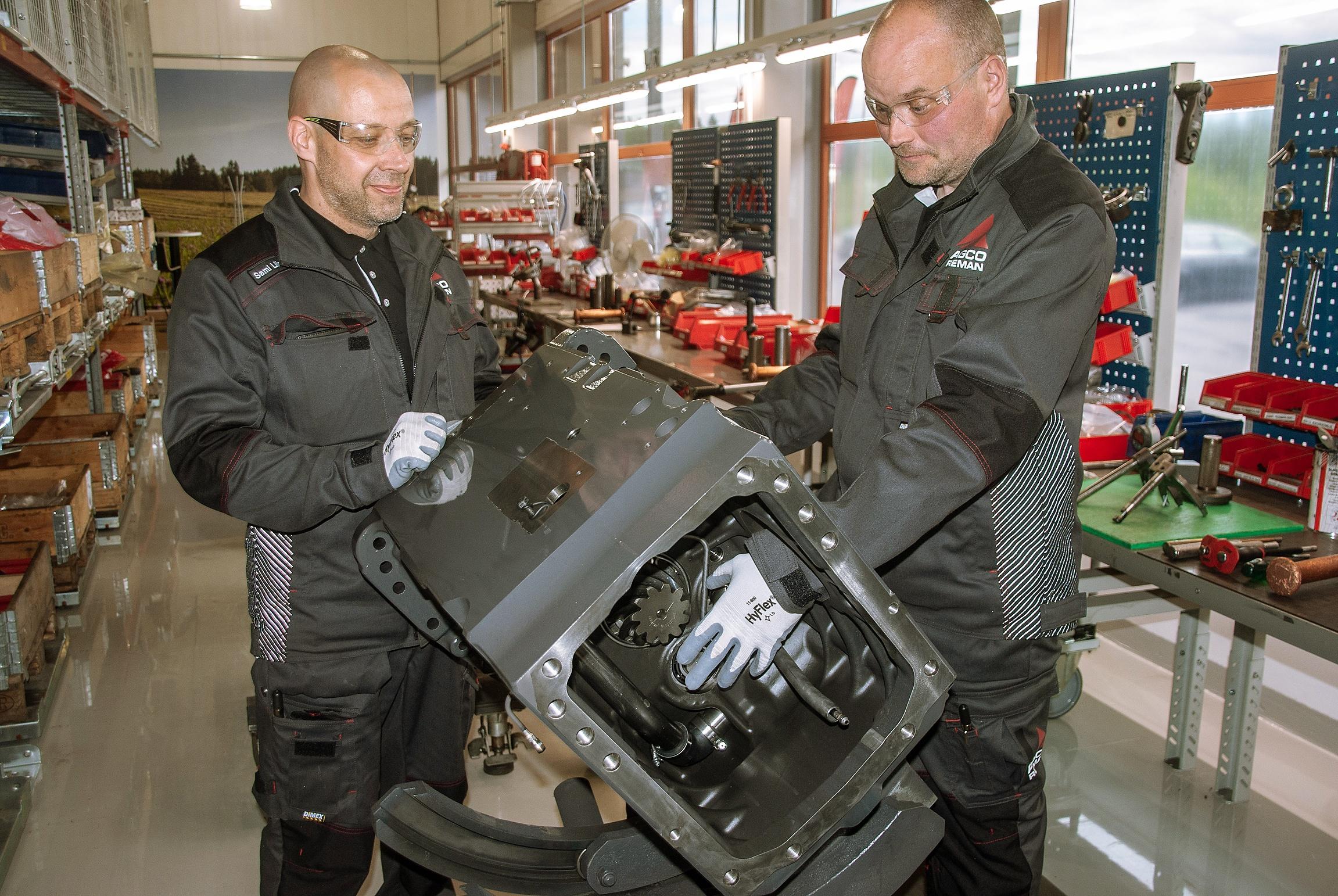 AGCO REMAN bereitet gebrauchte Valtra Motor- und Getriebeteile wieder auf
