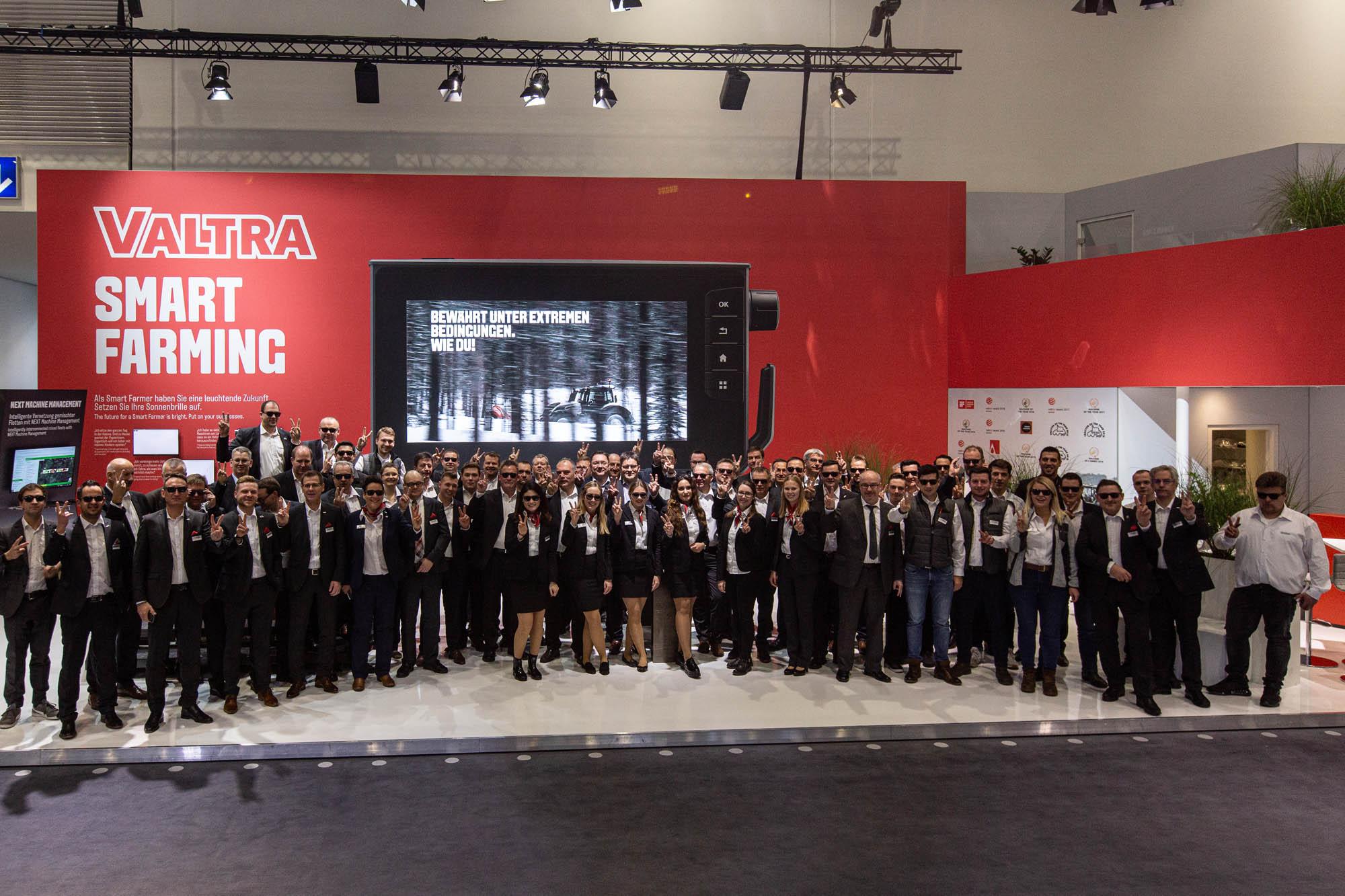 Valtra Team auf der Agritechnica 2019