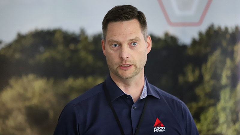 Jarno Ratia, Director of Global Product Management – Engines, bei AGCO Power. 